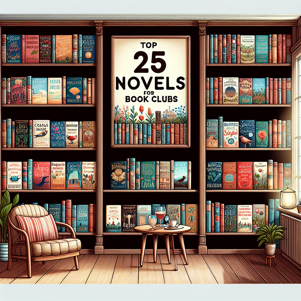 Top 25 Novels for Book Clubs