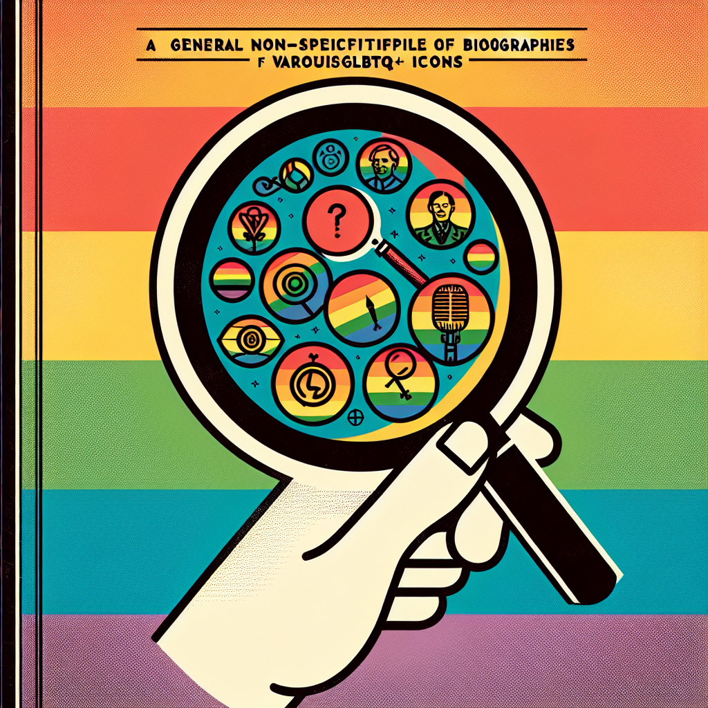biographies of LGBTQ+ icons