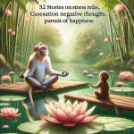 The Zen Monkey and the Lotus Flower: 52 Stories to Relieve Stress, Stop Negative Thoughts, Find Happiness, and Live Your Best Life,self-help, mindfulness, stress relief, inspirational stories, personal growth