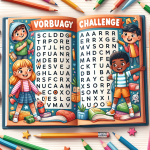 word search, children's activity book, vocabulary building, spelling practice, fun learning