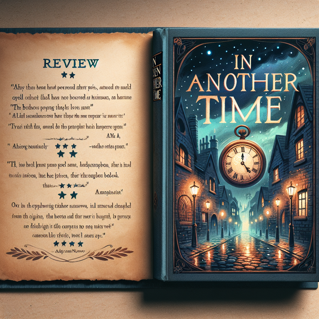 In Another Time: A Novel By: Jillian Cantor Book Review