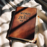 Words of Jesus for Men Daily Devotional Brown Vegan Leather Book Review