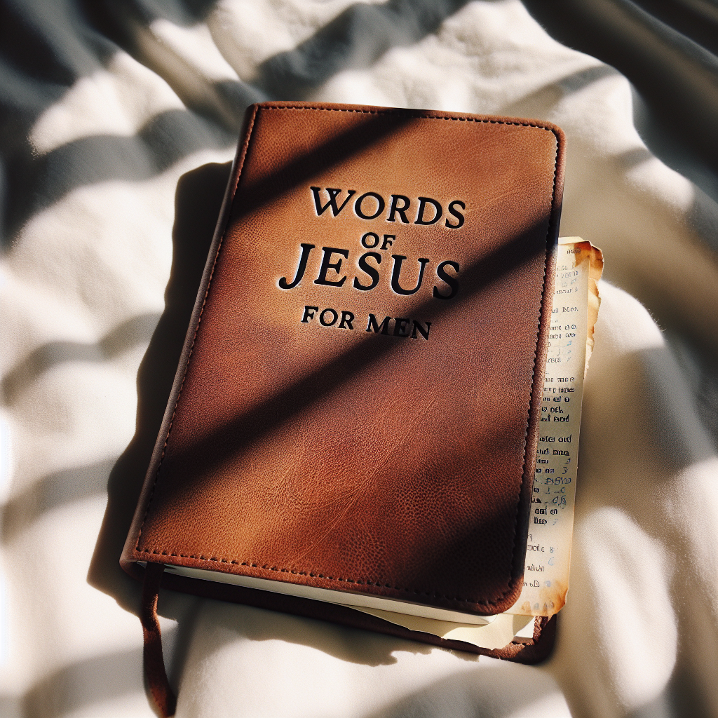 Words of Jesus for Men Daily Devotional Brown Vegan Leather By: Riekert Botha Book Review